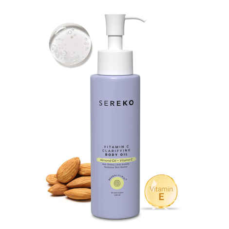 Buy SEREKO Vitamin C Clarifying Body Oil | Intense Moisture & Instant Glow | Non-Greasy Skincare Oil (100 ml) - Purplle