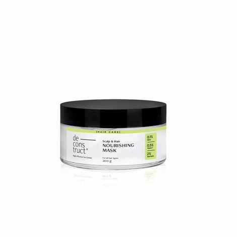 Buy Deconstruct Scalp & Hair Nourishing Mask 0.1% Biotin + 0.5% Vitamin F + 2% Shea Butter | For Deep Nourishment - 320 gm - Purplle