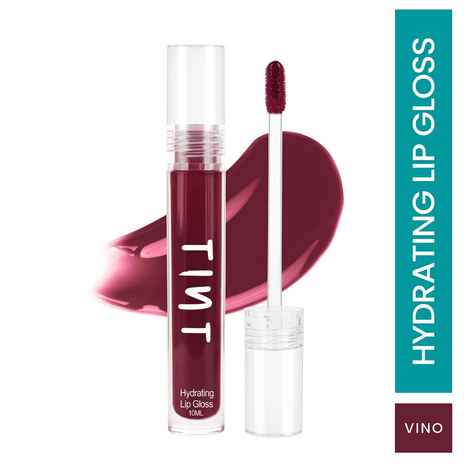 Buy Tint Cosmetics Vino Lipgloss, Deep Wine, 10 ml - Purplle
