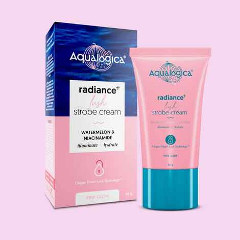 Buy Aqualogica Radiance+ Lush Strobe Cream with Watermelon & Niacinamide - (30 gm) - Purplle