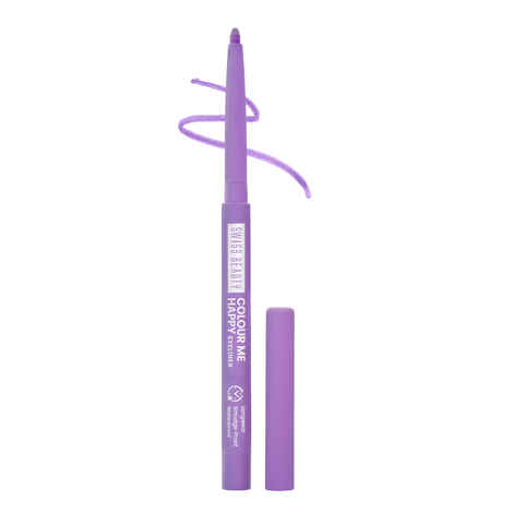 Swiss Beauty Colour Me Happy Eyeliner | Waterproof & Smudge-Proof | Long-Lasting |8-Purple Aster 0.4 gm