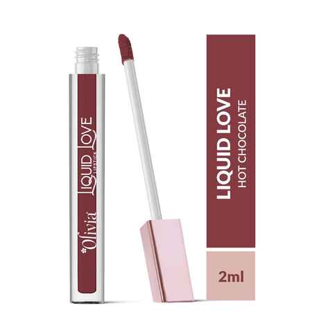 Buy Olivia Liquid Love LipstickHot Chocolate 8 - 2 ml - Purplle