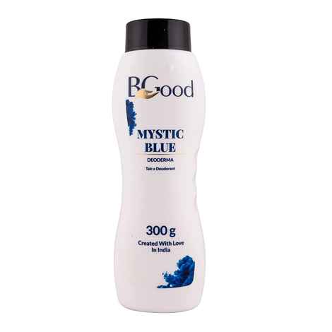 Buy BGood| Body & Face Talcum Powder for Men & Women| Mystic Blue Fragrance - 300 gm - Purplle