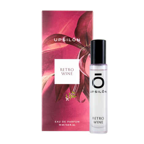 Buy Upsilon Retro Wine Eau De Parfum For Women Travel Pack (15 Ml) - Purplle