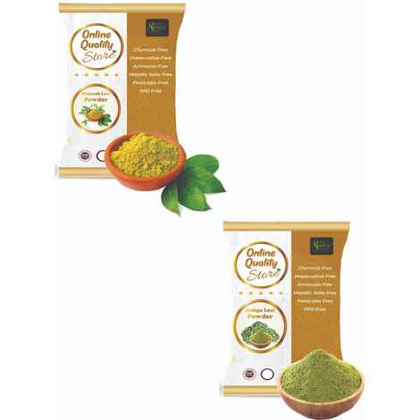 Buy Online Quality Store Indigo Powder For Black Hair + Mehendi Powder_50 gm each - Herbal Ingredients Natural & Pure Mehendi Powder and Indigo Powder Natural Hair Colour{indigo_50_mehendi_50} - Purplle