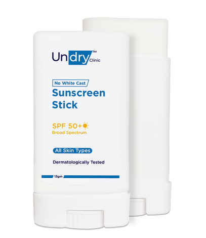 Buy Undry Sunscreen Stick with Vitamin C; Sunscreen SPF 50 for Face for Women & Men; Dermatologically Tested Sun Scree (Sunscreen Stick 13 gm) - Purplle