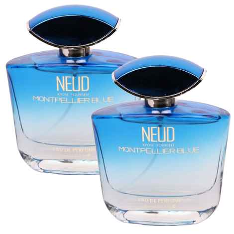Buy NEUD Montpellier Blue Luxury Perfume for Elegant Women Long Lasting EDP - 2 Packs (100 ml Each) - Purplle