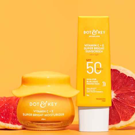 Buy Dot & Key Bestselling Vitamin C Sun Protect Duo - 110g |Sunscreen, Moisturizer - Purplle