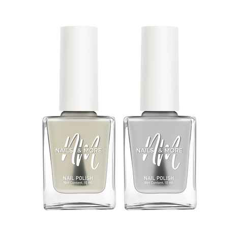 Buy Nails&More Enhance Your Style with Long Lasting in Base Coat - Top Coat Matte Pack of 2 - Purplle