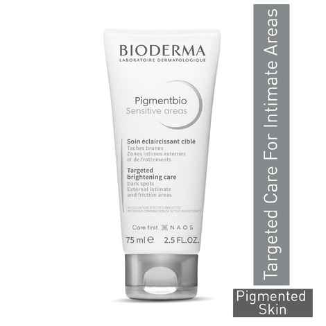 Buy Bioderma Pigmentbio Sensitive Areas Unified and brightened skin tone even for the most delicate areas (75 ml) - Purplle