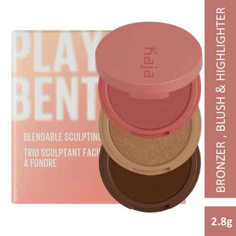Buy KAJA PLAY BENTO | Highlighter 2.8g & Blush And Bronzer 2 x 3.5 gm | 03 Mochamallow | Cruelty-free, Vegan, Paraben-free, Sulfate-free, Phthalates-free, K-Beauty, Korean Beauty - Purplle