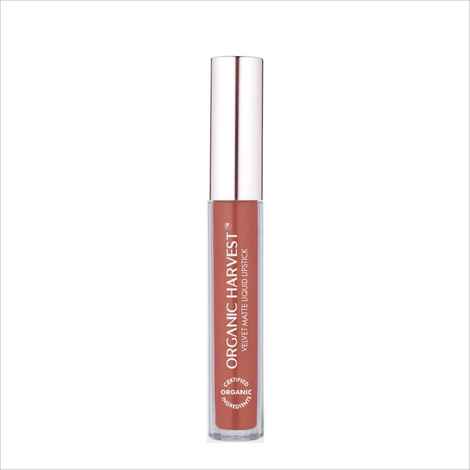 Buy Organic Harvest Velvet Matte Liquid Lipstick - Pink Poppy, 2.6 ml - Purplle