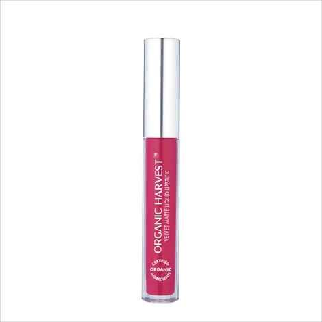 Buy Organic Harvest Velvet Matte Liquid Lipstick - Rosebud Pink, 2.6 ml - Purplle