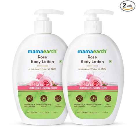Buy Mamaearth Rose Body Lotion - Pack of 2 - Purplle