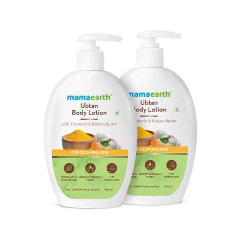 Buy Mamaearth Ubtan Body Lotion - Pack of 2 - Purplle