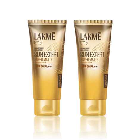 Buy Lakme Sun Expert SPF 50 Ultra Matte Lotion (50 ml) Pack Of 2 - Purplle