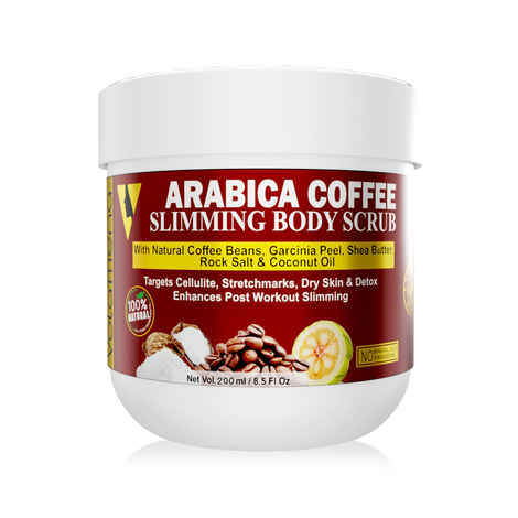 Buy Volamena Arabica coffee slimming body scrub (200 ml) pack - Purplle