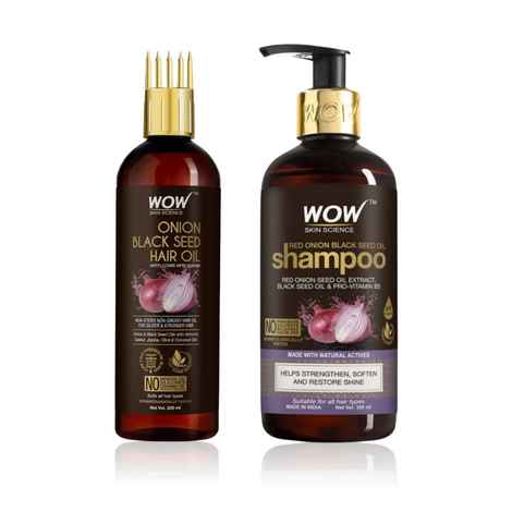 WOW Hair Care Essentials - Onion Easy Application 200 ml+300 ml