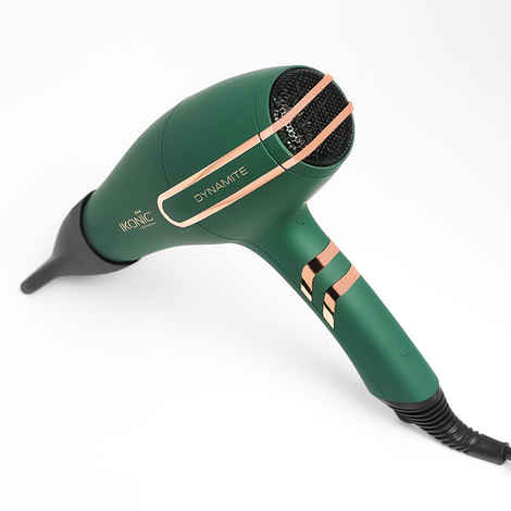 Buy IKONIC PROFESSIONAL Dynamite Hair Dryer Emerald | Professional high-speed AC motor| 3 heat and 2-speed combination plus cool shot 1 pc - Purplle