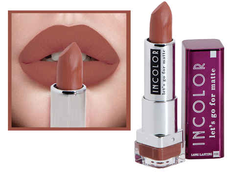 Buy Incolor Lets Go For Matte Lipstick 17 Oblivion 3.7 gm - Purplle