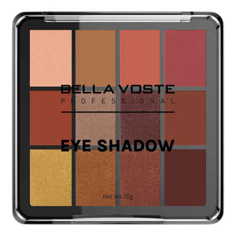 Buy Bella Voste Professional Eyeshadow - 12 in 1 Mesmerizing Colors Palette | Nude , Matte , Shimmer | Rich Colour | High Pi gmentation - BVES101 (15 gm) - Purplle