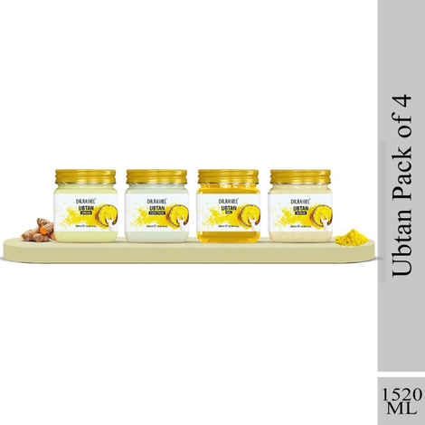 Buy Dr.Rashel Ubtan Pack Of 4 (Scrub, Gel, Cream, And Face Pack) - (1520ml) - Purplle