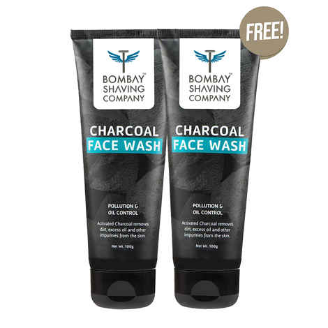 Buy Bombay Shaving Company Charcoal Face Wash 100gm - Buy One Get One - Purplle