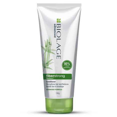 Buy Biolage Professional Fiberstrong Anti-Breakage Conditioner, 95% Less Breakage & Reduces Hairfall, With Bamboo, Vegan & Cruelty-Free, 196 gm - Purplle