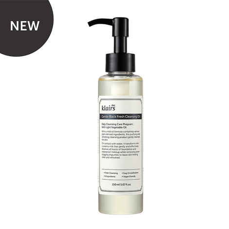 Buy Klairs Gentle Black Fresh Cleansing Oil (150 ml) - Purplle