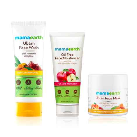 Buy Mamaearth Natural Face Care Kit Combo of 3 - Purplle