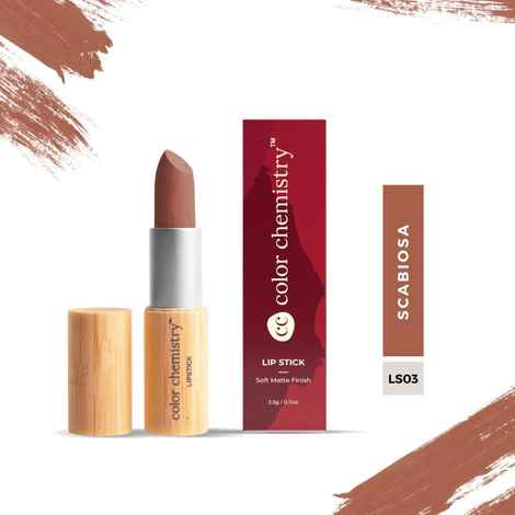 Buy Juicy Chemistry Lipstick - Scabiosa LS03 (3.5 gm), Creamy Matte Finish - Purplle