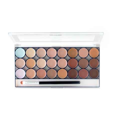 Buy MARS 24 Shade Agory Cream Contour Palette with Brush | Easy to Blend Contour Kit for Women (70 gm) (Shade-02) - Purplle