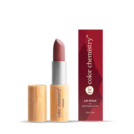 Buy Juicy Chemistry Lipstick, Soft Matte Finish, Intensely pigmented & long-lasting, Enriched with Rosehip & Green Tea - Certified Organic (3.5 gm) Summerine LS01 - Purplle