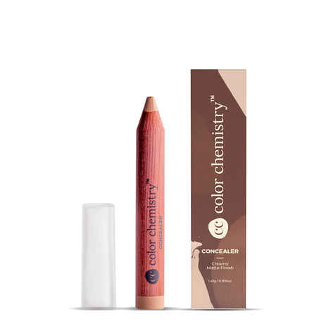 Buy Juicy Chemistry Cream Concealer, Matte Finish, Lightweight, Buildable Coverage - Certified Organic (1.41 gm) Husk CO01 - Purplle