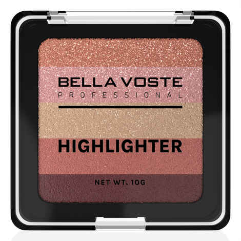 Buy BELLA VOSTE HIGHLIGHTER -Elevate Your Look with 5-in-1 Palette for Radiant Beauty , BVHL202 , 10 gm - Purplle