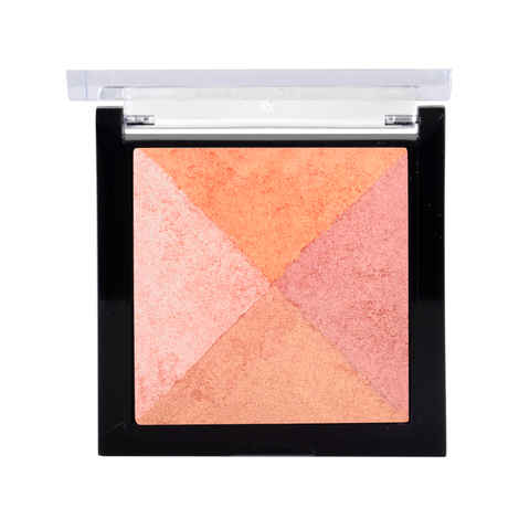 Buy MARS Baked Blusher and Highlighter | Radiant,Glowy & Long lasting Blusher & Highlighter Pallete for Face Makeup (6 gm) (SHADE-02) - Purplle