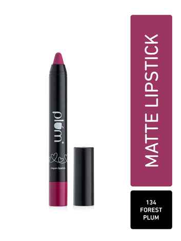 Buy Plum Twist & Go Matte Lipstick | Airbrushed Finish | Long Lasting |Forrest Plum - 134 (Deep Plum) - Purplle
