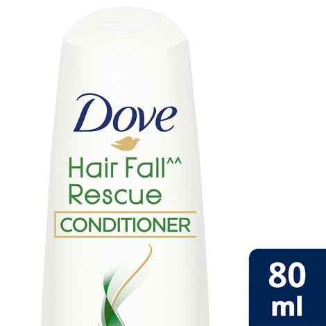 Buy Dove Hair Fall Rescue Hair Conditioner with Sunflower Oil and Moisture Lock Technology, for Hair fall control and silky, Smooth Hair, 80 ml - Purplle