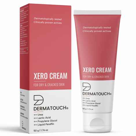 DERMATOUCH Xero Cream | Specially for Dry & Cracked Feet | Soothes & Moisturizes |For Corns & Calluses| For both Men & Women | 50 gm