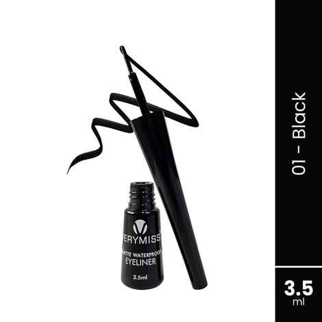 Buy Verymiss Matte Waterproof Eyeliner - 01 Black 3.5 ml - Purplle