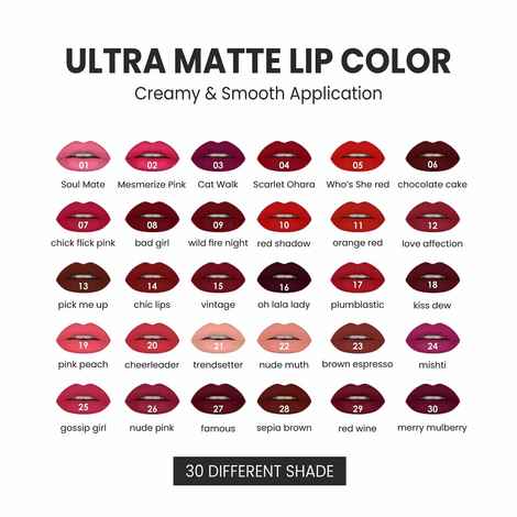 Buy Verymiss Ultra Matte Lip Color - 18 Kiss Dew 3 ml - Purplle