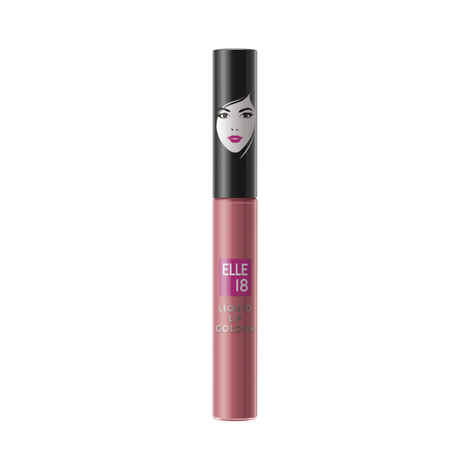Elle18 Liquid Lip Color, Nude Pump, 5.6 ml