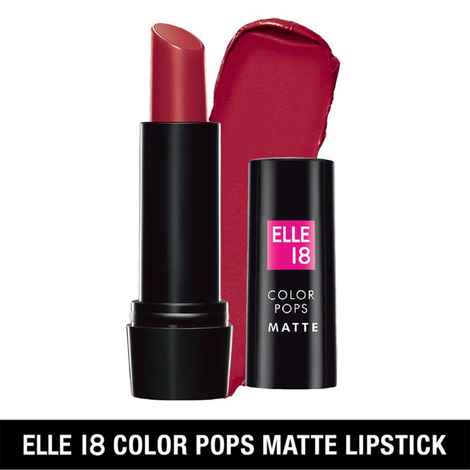 Buy Elle18 Color Pop Matte Lip Color, Code Red, (4.3 gm) - Purplle