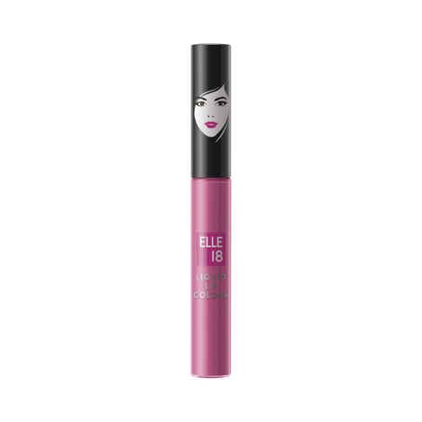 Buy Elle18 Liquid Lip Color, Pink Crepe, 5.6 ml - Purplle
