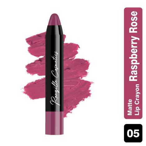 Buy Ronzille Matte Lip Crayon Raspberry Rose - 05 4.5 gm - Purplle