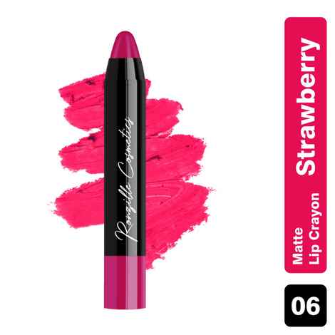 Buy Ronzille Matte Lip Crayon Strawberry - 06 4.5 gm - Purplle