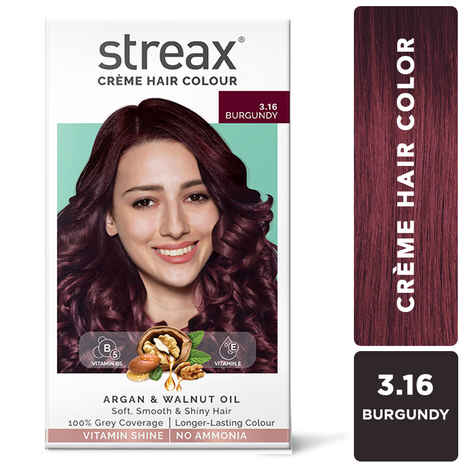 Streax Hair Colour - Burgandy 3.16 (120 ml)