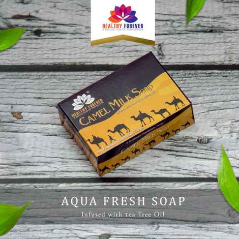 Buy Healthy Forever Camel Milk Soap with Almond, Jojoba Essential Oil for Regenerate Skin 120 gm - Purplle