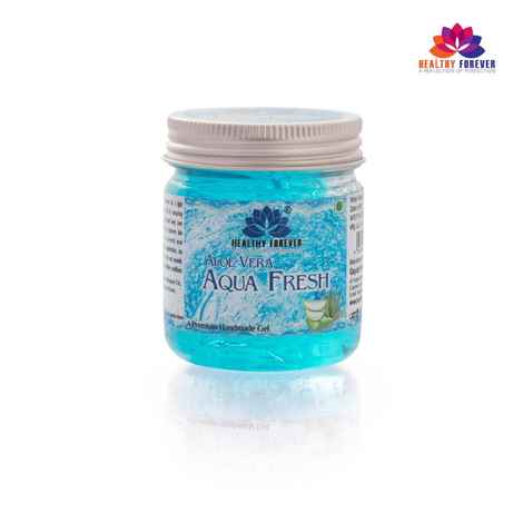 Buy Healthy Forever Homemade Aqua Fresh Gel with Pure Aloe Vera for All Skin Types Pack of 1 120 gm - Purplle