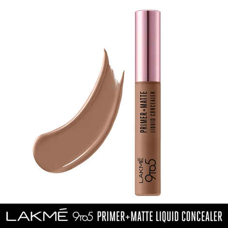 Buy Lakme 9to5 Primer+Matte Liquid Concealer 38 Walnut, 5.4 ml - Purplle